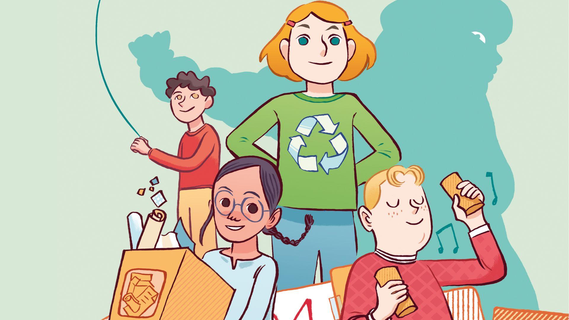 «Reciclones en acción» noticia web