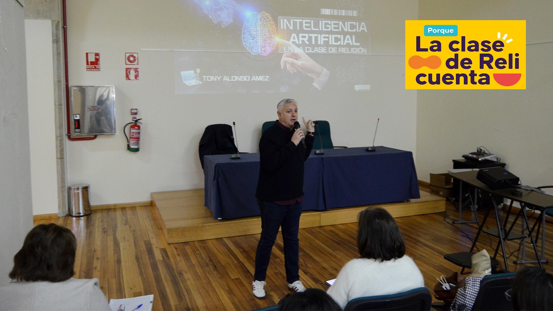 curso sobre IA aplicada a la clase de Religión para docentes de la diócesis de Santiago